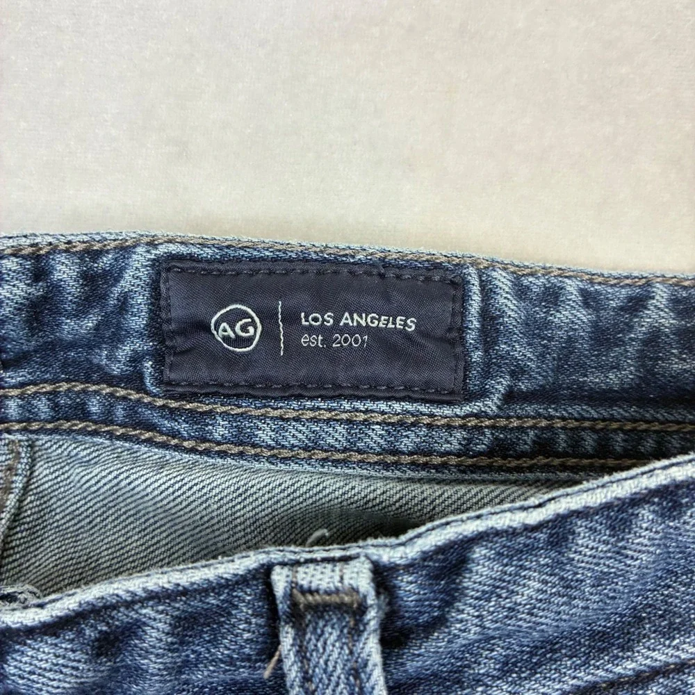 AG Adriano Goldschmied Everett Jeans Mens 33x30 Slim Straight Japanese Fabric
